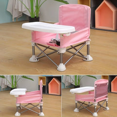 Portable Kids Dining Chair Booster Seat with Tray