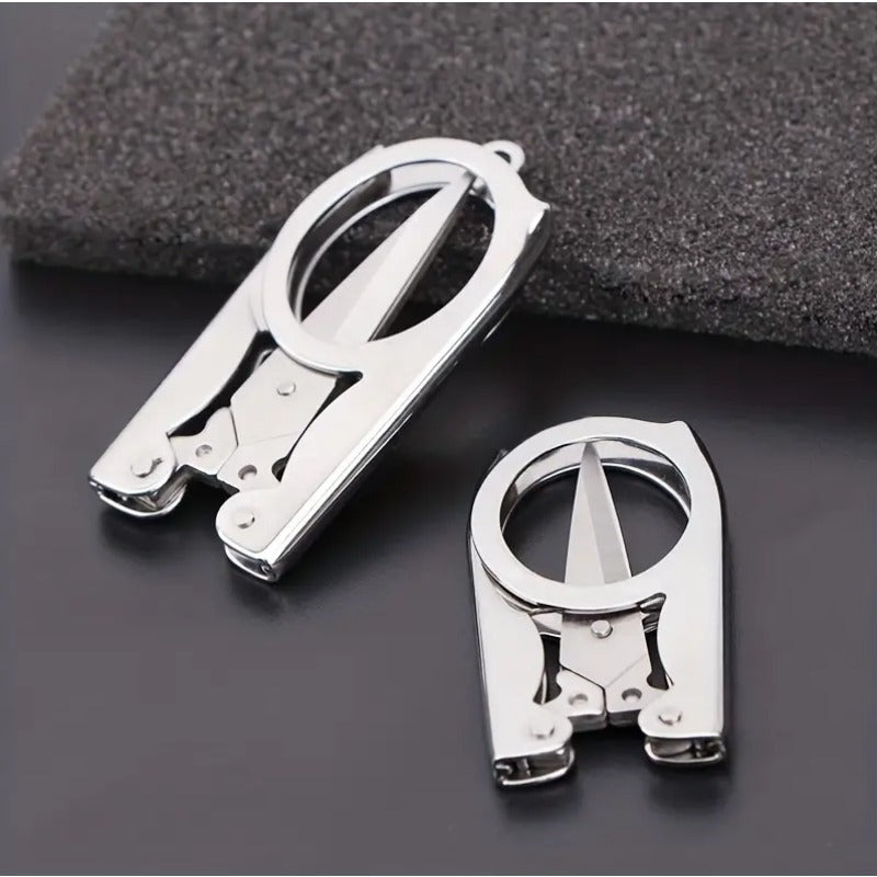 Portable Folding Scissors Stainless-Steel Thread Cutter