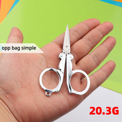 Portable Folding Scissors Stainless-Steel Thread Cutter