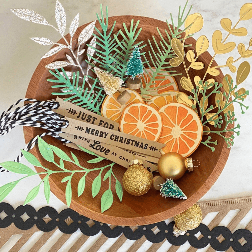 Orange Slices Die Cuts Metal Cutting Dies for Scrapbooking DIY Card Making