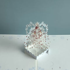 Christmas Holiday 3D Crystal Ball Greeting Card