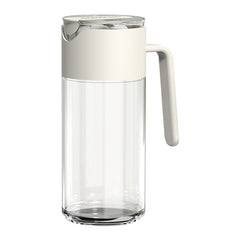 Glass Gravity Bottle Handle Leak-proof Olive Vinegar Storage Dispenser