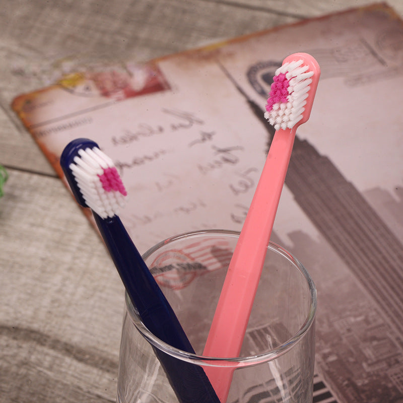 Romantic Couple Toothbrush Soft Bristle Unisex Manual Toothbrush