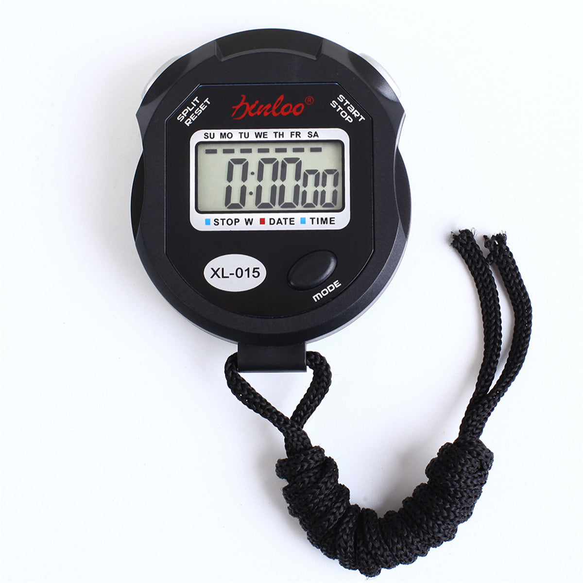 Portable Stopwatch Digital LCD Timer Handheld Sports Chronograph