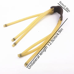 50pcs 3-Strand Rubber Band Set Slingshot 3050 Traditional Competitive