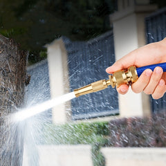 Adjustable Brass Hose Nozzle for Car Washing & Garden Watering