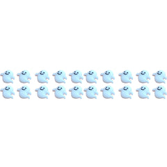 Mini Ghost Series Resin Ornaments for Jewelry Making Halloween Christmas