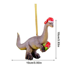 1pc Acrylic Dinosaur Christmas Ornaments Holiday Accessory