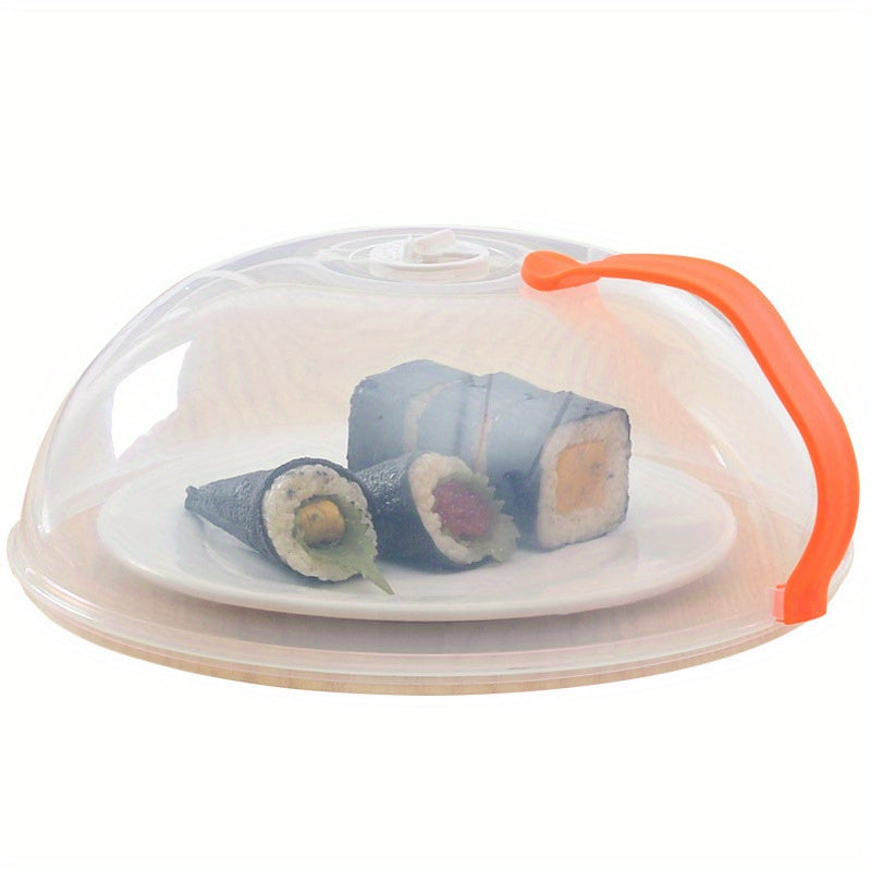 Splatter Guard Microwave Oven Cover Heat Resistant Transparent Food Protector