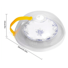 Splatter Guard Microwave Oven Cover Heat Resistant Transparent Food Protector