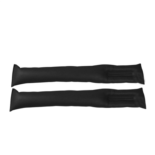 2pcs Car Seat Gap Filler Soft Pad Leak-proof PU Side Seam Plug