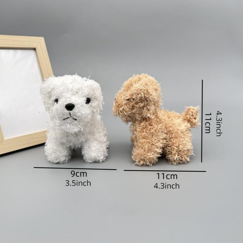 Simulation Dog Plush Toy Puppy Doll Teddy Dog Doll Cloth Doll Wedding
