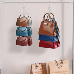 2pcs Purse Organizer Closet Metal Holder For Handbags Belts Scarves Totes