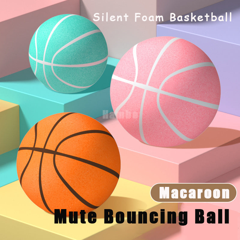 Indoor Silent Basketball Foam Ball Air Bounce Sports Toy