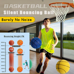 Indoor Silent Basketball Foam Ball Air Bounce Sports Toy