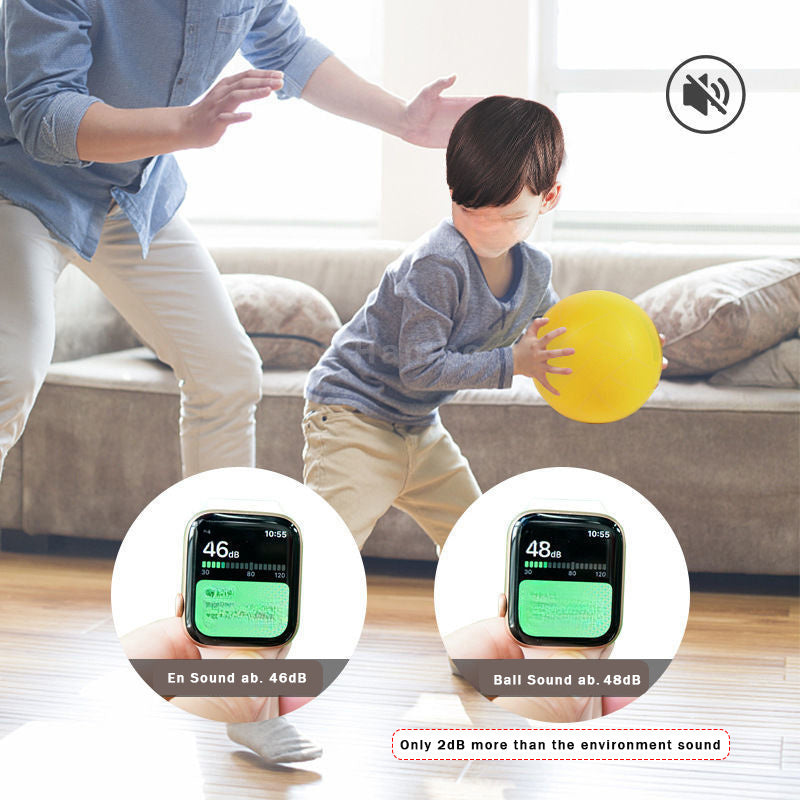 Indoor Silent Basketball Foam Ball Air Bounce Sports Toy