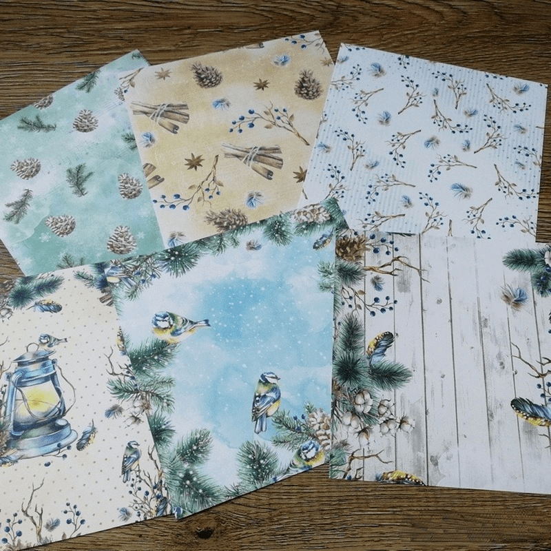 Winter Story Patterned Paper Scrapbooking Paper Pack Craft Paper Craft Backgroun