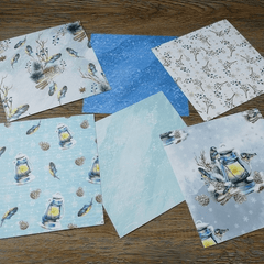 Winter Story Patterned Paper Scrapbooking Paper Pack Craft Paper Craft Backgroun