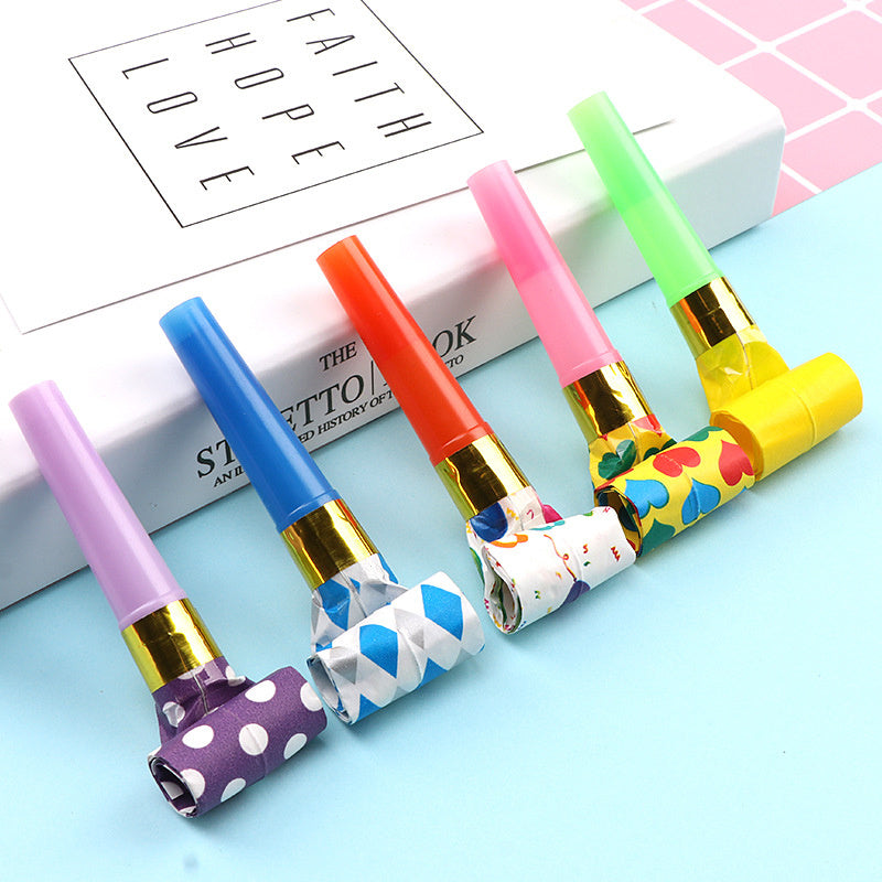 20pcs Colorful Noisemakers for Fun Birthday Parties