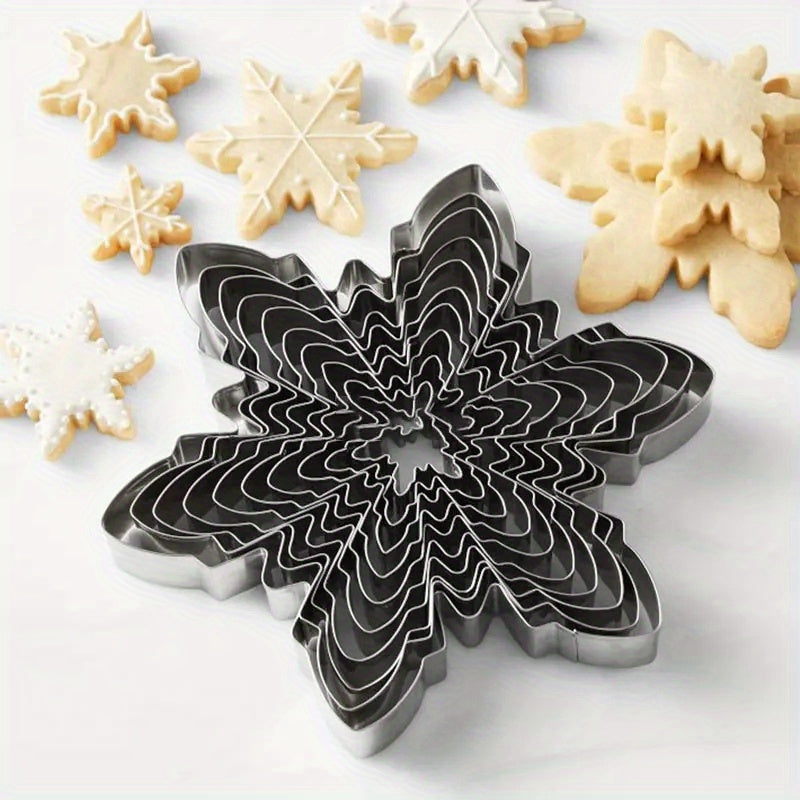 Snowflake Cookie Cutter Stainless Steel DIY Baking Tool