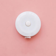 1pc Mini Retractable Soft Tape Measure 1.5m Plastic Clothing Tape Measure