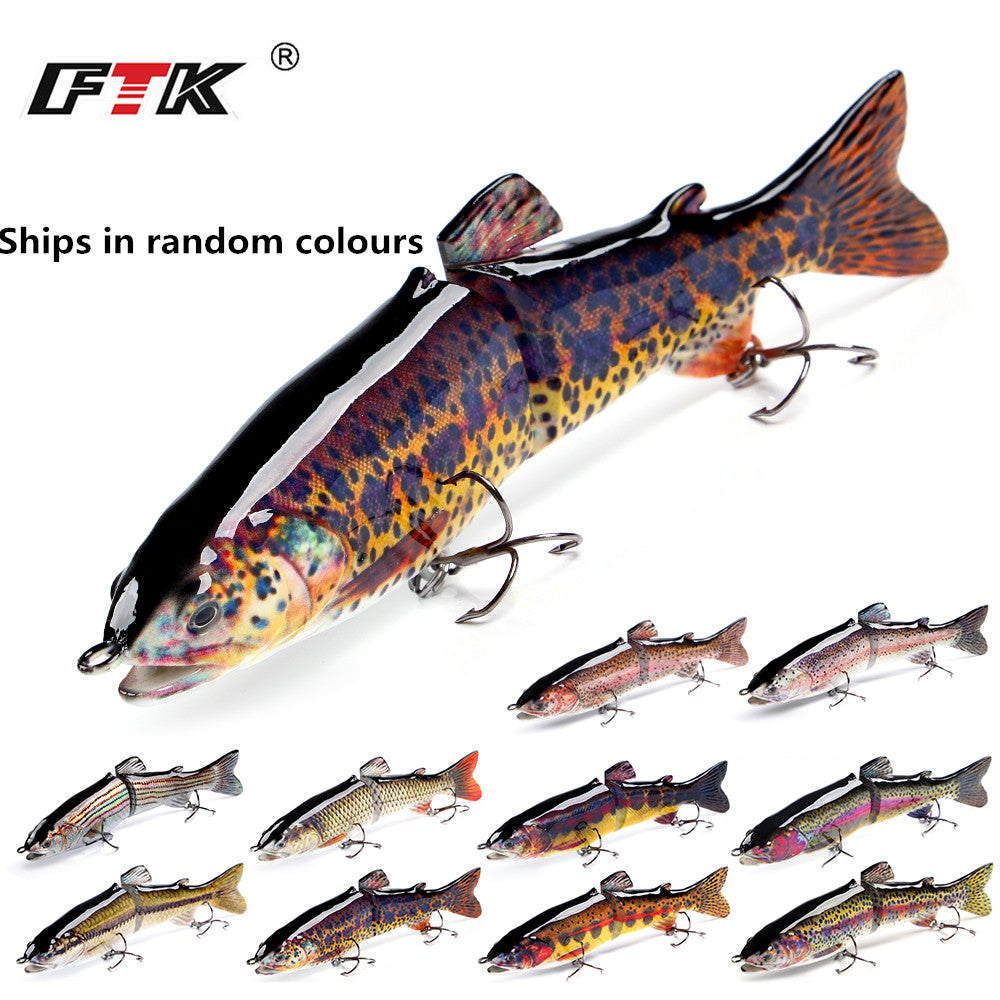 Large Bionic Fishing Lure 18.7in Artificial Wobbler with Treble Hook