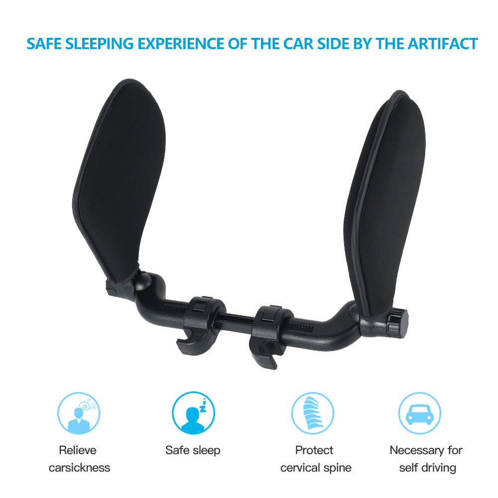 Adjustable Car Seat Headrest Pillow Ergonomic Neck Support