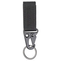2pcs Tactical Hanging Buckle Nylon Webbing Carabiner Keychain