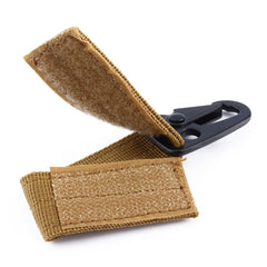 2pcs Tactical Hanging Buckle Nylon Webbing Carabiner Keychain