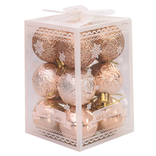 12pcs Christmas Ball Ornaments Set for Holiday Wreath & Party Decor