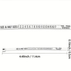 Ring Measuring Tape US Size Code Finger Circumference Soft Ruler Tool