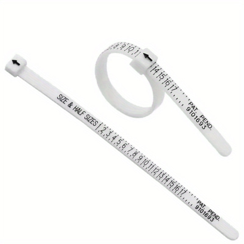 Ring Measuring Tape US Size Code Finger Circumference Soft Ruler Tool