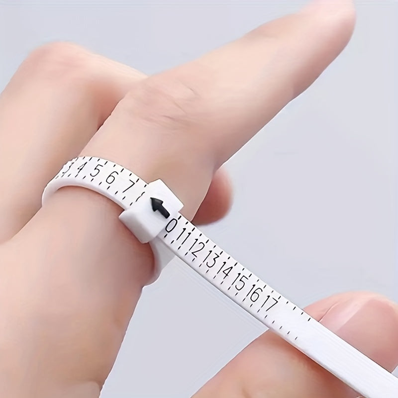 Ring Measuring Tape US Size Code Finger Circumference Soft Ruler Tool