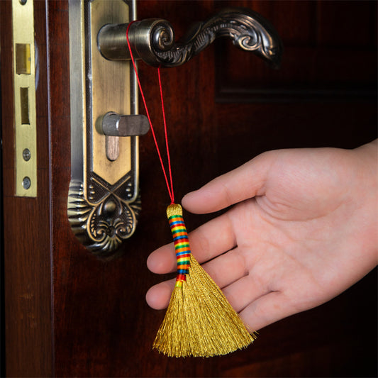 Vintage Small Broom Pendant Handwoven Broom Creative Home Decoration