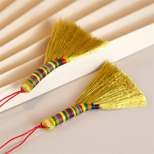 Vintage Small Broom Pendant Handwoven Broom Creative Home Decoration