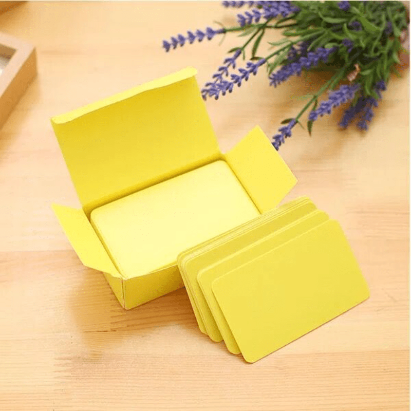 100 Sheets Blank Colorful Card Graffiti Bookmark Message Card