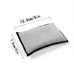 Car Interior Fleece Scrubbing Sponge Set Microfiber Towel Wax Sponge