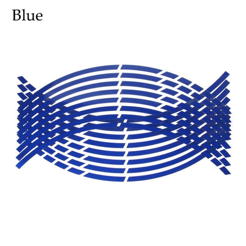 16pcs 45 Car Steel Rim & Wheel Hub Stickers Motorcycle Wheel Rim Modification