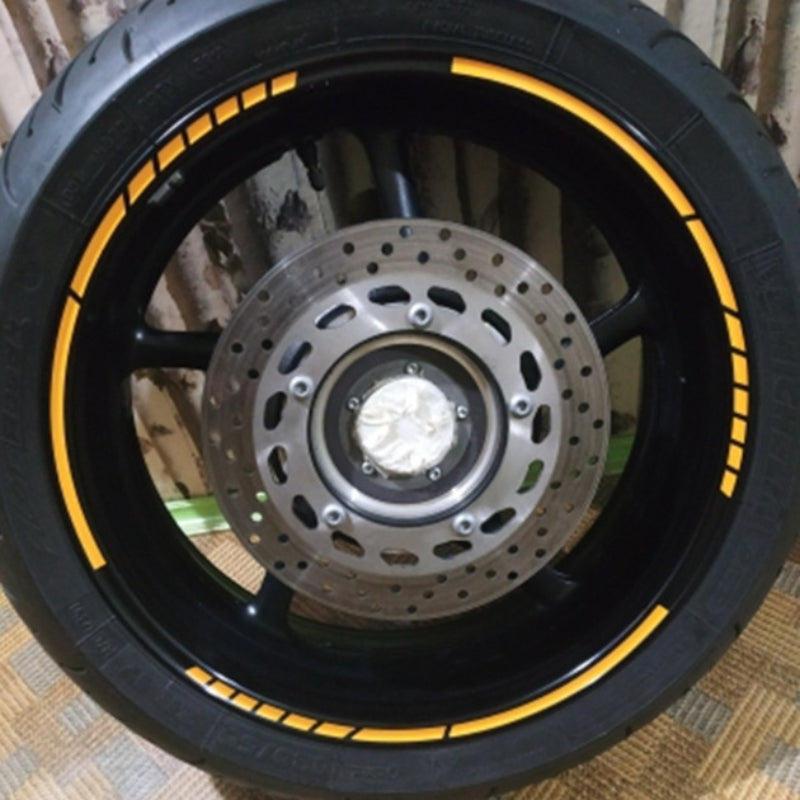 16pcs 45 Car Steel Rim & Wheel Hub Stickers Motorcycle Wheel Rim Modification