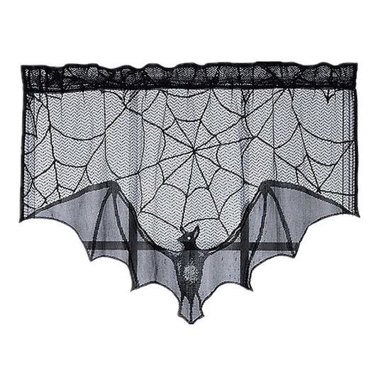 Halloween Bat Lace Spider Web Decoration Indoor Outdoor Holiday