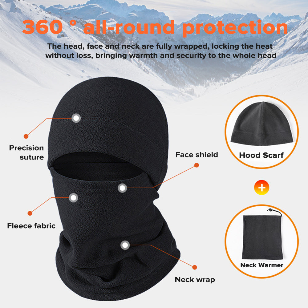 Windproof Winter Balaclava Ski Mask Outdoor Sports Bib