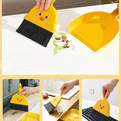 Little Yellow Duck Dustpan Sweep Set