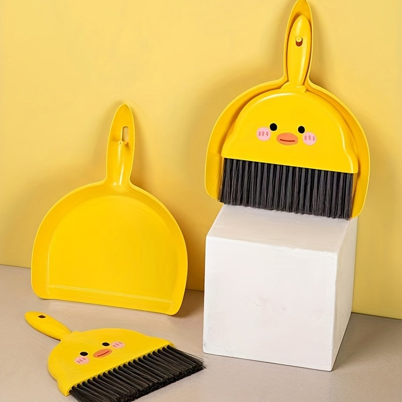 Little Yellow Duck Dustpan Sweep Set