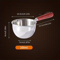 Stainless Steel Chocolate Pot for Melting Chocolate Hot Milk