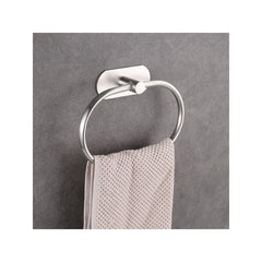 Stainless Steel Towel Ring Oval Shaped Towel Bar Shower Towel Rack