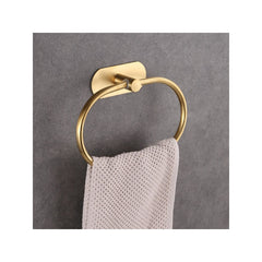 Stainless Steel Towel Ring Oval Shaped Towel Bar Shower Towel Rack