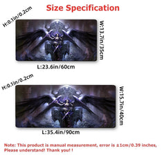 Fantasy Magic Demons And Skull Mouse Pad Extended Large Computer Keyboard Pad