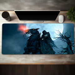 Fantasy Magic Demons And Skull Mouse Pad Extended Large Computer Keyboard Pad