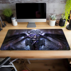 Fantasy Magic Demons And Skull Mouse Pad Extended Large Computer Keyboard Pad