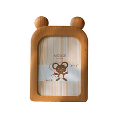 Newborn Baby Picture Frame 7" Crown Animal Photo Frame